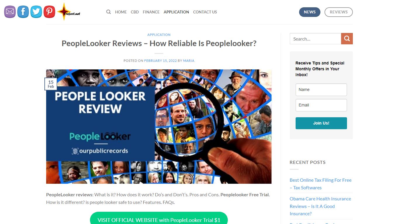 PeopleLooker Reviews - How Reliable Is Peoplelooker? - Free Trial